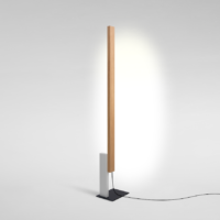 AJAR High Line floor lamp oak white